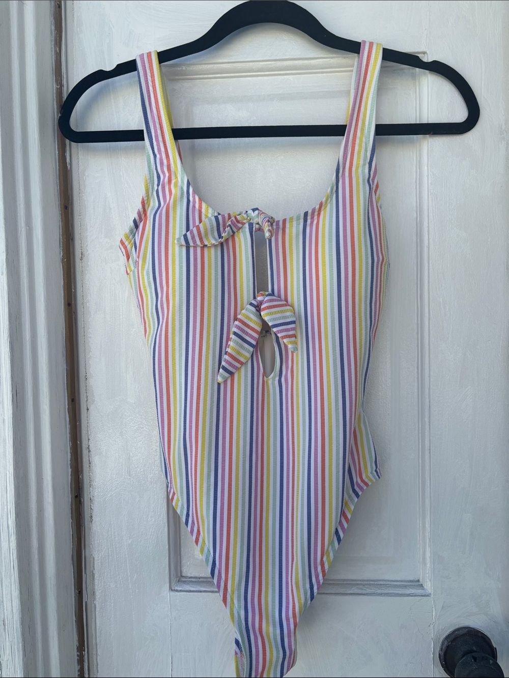 Kate Spade Rainbow Onepiece swimsuit XS NWT
